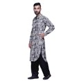 thumbnail image 3 of Atasi Kurta Pathani pour Hommes à Col Classique à Manches Longues Salwar Ensemble de Kurta de Mariage, 3 of 5