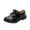 Black, variant on LLYWEY Boys’ Dress Shoes, Classic Lace-Up Dress Shoes for Toddler, Litter Kids, Big Kids Closed Toe Business Casual Work Shoes with Bow, Style S-2, White, 9T