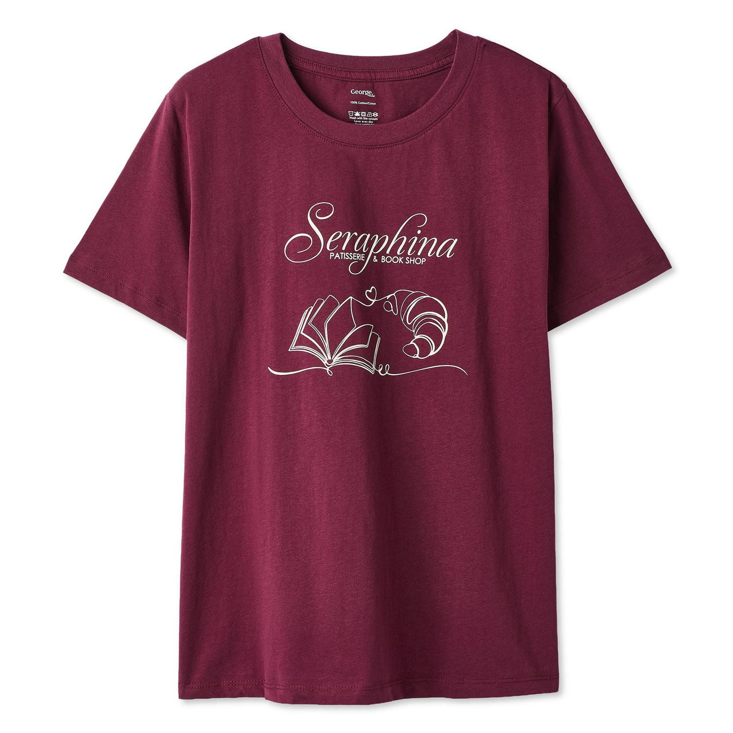 T-shirt à encolure ras du cou George pour femmes