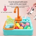 thumbnail image 3 of Big Save,HWRETIE Tetras Simulation Kitchen Toy Clearance,Analog Electric Dishwasher Sink Children's Role Playing Kitchen Set Toys, 3 of 9