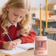 thumbnail image 1 of MTBLYS Electric Pencil Sharpener Usb Automatic Dual Power Source 3 Adjustable Thickness Settings Transparent Shavings Tray Compact Home Office Use, 1 of 6