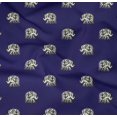 thumbnail image 4 of oneOone Organic Cotton Poplin Twill Fabric Elephant Block Decor Fabric Printed BTY 42 Inch Wide, 4 of 4