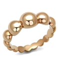thumbnail image 1 of Alamode TK2967-10 Bague en Acier Inoxydable Or Rose Sans Pierre pour Femmes - Taille 10, 1 of 1