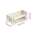 thumbnail image 3 of Kitchen Sponge Holder and Sink Storage Rack | Soap Dispenser and Accessory Organizer | Countertop Draining Basket for Sponges, Brushes, and Cleaning Tools | Plastic Kitchen Caddy, 3 of 6