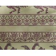 thumbnail image 4 of oneOone Georgette Viscose Fabric Floral & Peacock Block Printed Craft Fabric BTY 42 Inch Wide, 4 of 4