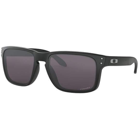 Oakley Men's Polarized Holbrook 0OO9102-9102E855 Black Rectangle Sunglasses