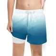 thumbnail image 1 of MIASHUI Pantalons Garçons Mode Décontractée Maillots de Bain Doublure de Compression Shorts Extensibles pour Jeu Actif et Natation, 1 of 3