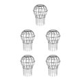 thumbnail image 3 of Baohd Leaf Grille Made With Stainless Steel For Long-lasting Performance Sturdy 50pipes 5Set, 3 of 6