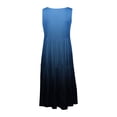 thumbnail image 4 of Yuyuzo Robes d'Été pour Femmes Robe Décontractée d'Été pour Femmes Sans Manches à Col Rond Tunique Ample Robe Débardeur Robe Bohème de Plage pour les Vacances, 4 of 7