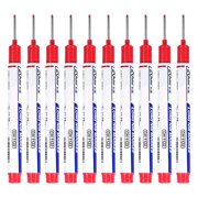 TopLLC 10PC Multi-Color Waterproof Fast Drying Oil-Based Long-Head Marker For Deep Holes 10ml Deep Hole Long Tip Marker