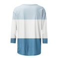 thumbnail image 4 of Pompotops T-shirt d'Été pour Femme, Mode, Ajusté, à Nouer, Col Rond, Manches Courtes, Liquidation, 4 of 5