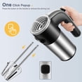 thumbnail image 4 of Jinsinto 5-Speed Corded Electric Hand Mixer, Black, 4 of 5