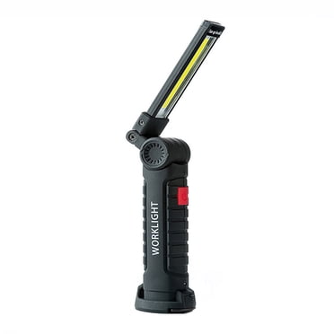 Vaidha Lampe de Travail à DEL Pliable Rechargeable Cobb Magnétique Multifonctionnelle Lampe de Tente Extérieure Lampe de Poche Lumière d'Entretien pour Voiture Réparation