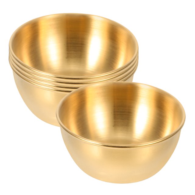 5 Pcs Plateau d'Apéritif avec Plats à Sauce et Assiettes à Épices en Acier Inoxydable