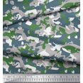 thumbnail image 3 of Soimoi Rayon Fabric Two Tone With Grey Camouflage Print Fabric by the Yard 56 Inch Wide, 3 of 3