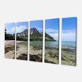 thumbnail image 2 of Koh Mook Coast Line - Modern Seashore Canvas Wall Art, 2 of 3