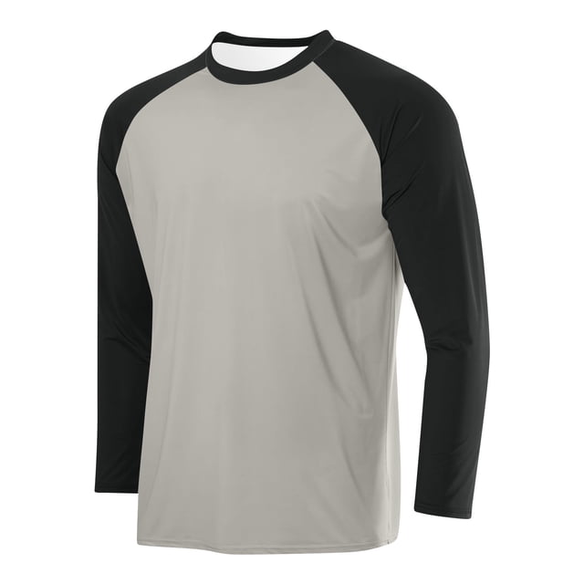 LOVZFMLL Men's Shirts, Colorblock Classic Fashion Crew Neck T-Shirts, Casual Essential Versatile Pullover, Relaxed Fit Fall Clothes