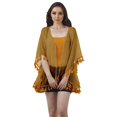 thumbnail image 1 of Moomaya Vêtements de Plage Imprimés pour Femmes Boléro à Franges Cache-Maillot Cardigan, 1 of 5