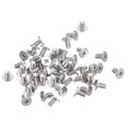 thumbnail image 1 of Unique Bargains M3x0.5x5mm Lot de 50 Vis Plates Rondes en Métal pour Machine à Entraînement Phillips, 1 of 5