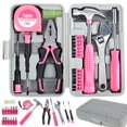 thumbnail image 1 of SUTENGDA 18/19/20Pcs Household Tool Set Portable Household Basic Hand Tool Set Multi-functional Home Tool Kit with Pliers Hammers Wrench and Screwdrivers for DIY Building Home Maintenance, 1 of 10