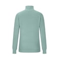 thumbnail image 4 of Chbgutlmr Chandails pour Femmes Raglan à Manches Longues Col Montant Ample Décontracté Chandail à Enfiler Automne Hiver Col Roulé Hauts Chandail, 4 of 6