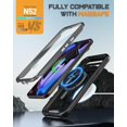 thumbnail image 3 of Poetic Guardian MagPro Case for Google Pixel 9 Pro XL 5G, [Compatible with MagSafe & Fingerprint ID], Black/Clear, 3 of 5