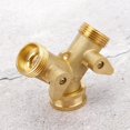 thumbnail image 1 of 2-Way Connector, Tightly Close Anti-corrosion Garden Connector 3/4 Inch  For Garden Farm Home, 1 of 8