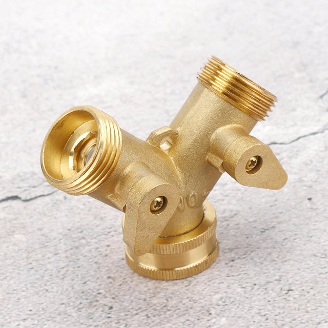 2-Way Connector, Tightly Close Anti-corrosion Garden Connector 3/4 Inch For Garden Farm Home