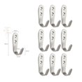 thumbnail image 2 of 10XSolid Stainless Steel Wall Mount Single Hook Heavy Duty Rustproof Coat Hanger, 2 of 8