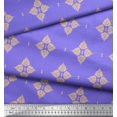 thumbnail image 3 of Soimoi Cotton Cambric Fabric Floral Block Print Sewing Fabric Yard 42 Inch Wide, 3 of 5