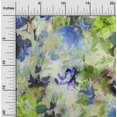 thumbnail image 2 of oneOone Cotton Poplin Light Green Fabric Abstract Floral Craft Projects Decor Fabric Printed By The Yard 42 Inch Wide, 2 of 4