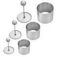 thumbnail image 4 of Stainless Steel Round Cold Dish Mould with Push Board, Creative Salad Dish, 4 of 4