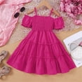 thumbnail image 1 of Robes Décontractées pour Filles Robe Trapèze Robe d'Été pour Filles Robes pour Fille 5-6 Ans, 1 of 6