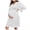 White, variant on dmqupv Baby Shower Maternity Dress Maternity Dress Comfortable Soft Fashion Polka Dot Mid Sleeve Maternity Dress Wine,Size for S