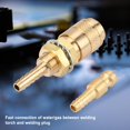 thumbnail image 1 of LAFGUR Water Cooled And Gas Adapter, Welding Torch Quick Connector, Brass For Mig Tig Welder Torch Welding Torch Industrial Use, 1 of 8