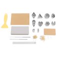 thumbnail image 2 of Clay Cutters, DIY  Clay Earrings Cutters Complete Tools  for Jewelry Making, 2 of 8