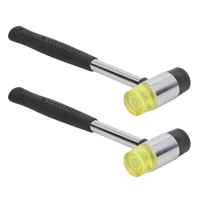 Rubber Mallet, 2pcs 25mm Detachable End Rubber Hammer For Woodworking
