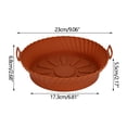 thumbnail image 2 of KITTEHIGM Moule de Cuisson Réutilisable pour Friteuse à Air Tapis pour Friteuse à Air Doublure pour Friteuse à Air 8,5 Pouces Aubaines Quotidiennes Aubaines #24, 2 of 2