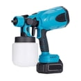 thumbnail image 1 of Brush Motor Rechargeable Electric Spray Gun Paint Sprayer Furniture Steel Coating Airbrush Compatible For 18V Battery ,Durable Build, 1 of 6