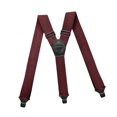 thumbnail image 3 of MERIGLARE Bretelles pour Hommes Robustes Ajustables Type Y Sangles Élastiques Bretelles Cachées Rouge, 3 of 9
