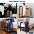 thumbnail image 4 of Yiwa Heavy Duty Dual Step Stool, 200kg Capacity Foot Ladder for Kitchen, Bedside, Car, RV, and Bathtub Use, 4 of 8