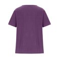thumbnail image 5 of zanvin Haut pour Femmes, T-Shirt d'Été Surdimensionné Décontracté à Col Rond et Manches Courtes avec Imprimé Floral, Coupe Ample, 5 of 5