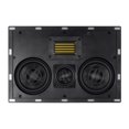 thumbnail image 1 of Monoprice Amber In-Wall Speaker Center Channel Dual 5.25-inch 3-way Carbon Fiber with Ribbon Tweeter (single), 1 of 2