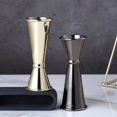 thumbnail image 3 of Stainless Steel Measuring Cup Double-head Curled Edge Cocktail Shaker with Scale, 3 of 9