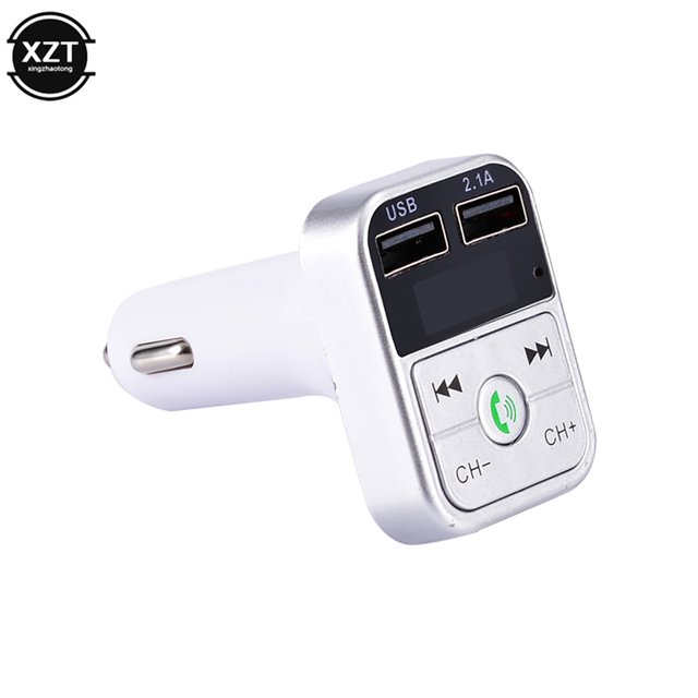 Kit d'Accessoires de Voiture Mains Libres Sans Fil Compatible Bluetooth Lecteur Mp3 Chargeur Usb Double Bluetooth-compatib Style de Voiture Mains Libres