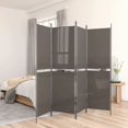 thumbnail image 1 of vidaXL 5-Panel Room Divider Anthracite 250x180 cm Fabric, 1 of 5