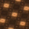 thumbnail image 1 of Ahgly Tapis d'Intérieur Lavable en Machine Carré Acajou Brun, 6 Pieds Carré, 1 of 7