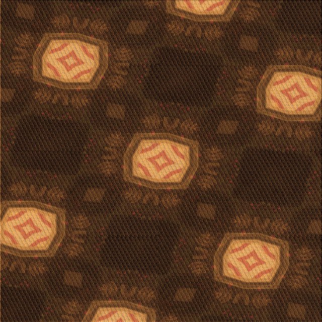 Ahgly Tapis d'Intérieur Lavable en Machine Carré Acajou Brun, 6 Pieds Carré