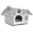 thumbnail image 2 of Cat House, Cat Bed House Foldable Gray  For Bedroom SPets Within 7.7lb,MPets Within 16.5lb,LFor Several Pets, 2 of 8