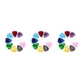 thumbnail image 1 of fastboy 10pcs Plastic Guitar Picks Sufficient Plectrums Instrument Accessories Wear-resistant Celluloid Gears As Shown 3Set, 1 of 6